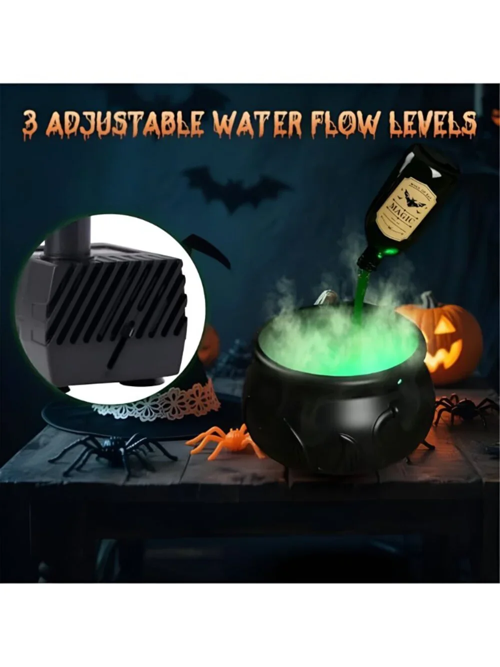 Halloween Decorations Indoor - DIY Witches Cauldron Floating Potion Set